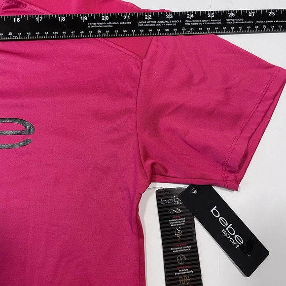 Bebe Sport NWT Top Boxy Sz M Y2K Barbie Bebe Sport - Picture 10 of 13